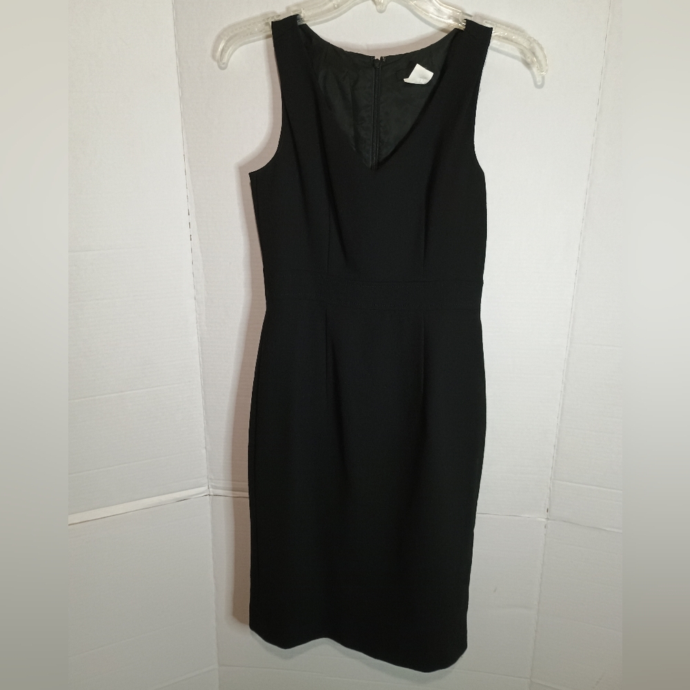 J. Crew Elegant Black Sleeveless Petite Dress Size P2